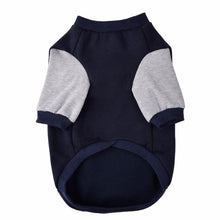 Load image into Gallery viewer, Dog Jumper - Blue and White Chevron print