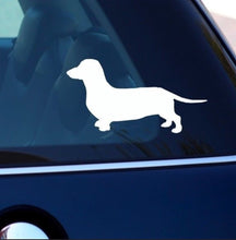 Load image into Gallery viewer, Dachshund sticker - silver or black