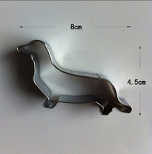 Load image into Gallery viewer, Single Dachshund cookie cutter