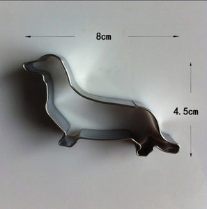 Single Dachshund cookie cutter