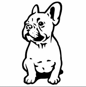 French bulldog sticker